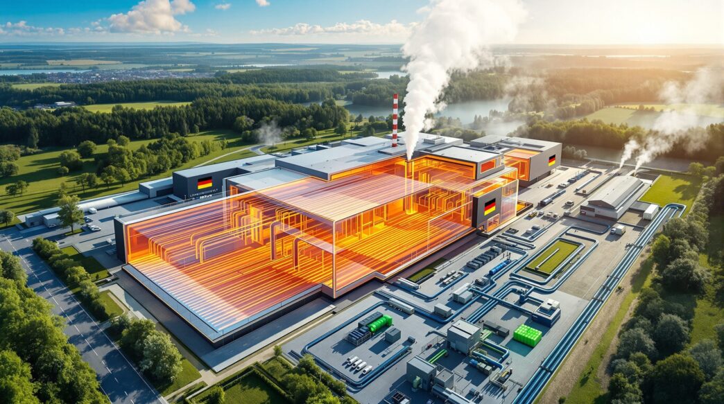 Instalación Rankine: Innovación en minería con baterías de salmuera. Planta de energía geotérmica con ciclo Rankine y tecnología alemana.