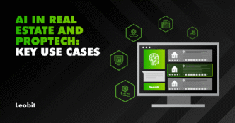 Gráfico de Leobit sobre IA en el sector inmobiliario y Proptech. Casos de uso clave. Inmobiliare Summits, real estate, LATAM.