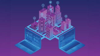 venue/architecture
Gráfico de Inmobiliare Summits, conferencia de real estate en México y LATAM. Visualización de edificios y datos en laptops.