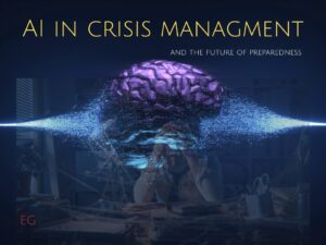 Imagen sobre la crisis de la Inteligencia Artificial. Representación de cerebro digital afectado, simbolizando problemas en la IA actual.