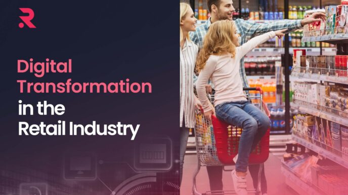 Familia compra en retail, digitalización presente. Niña señala producto, padre alcanza. Innovación redefine experiencia de compra. 124chr