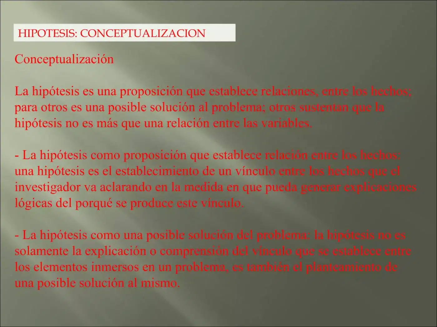 Venue/Architecture.

Diapositiva sobre conceptualización de hipótesis en Inmobiliare Summits. Contenido enfocado en planeación y diseño en el sector real estate LATAM.