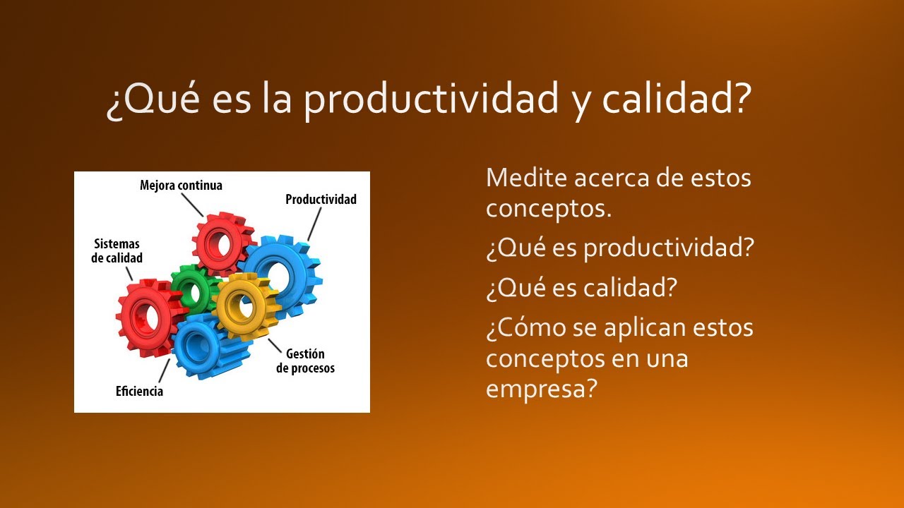 Sponsors/Branding.

Slide sobre productividad y calidad en empresas. Conceptos de mejora continua, eficiencia y gestión de procesos. Inmobiliare Summits.