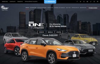 sponsors/branding

MG promociona su línea de vehículos ONE en su sitio web. Diseño moderno con enfoque en la ciudad y la individualidad.