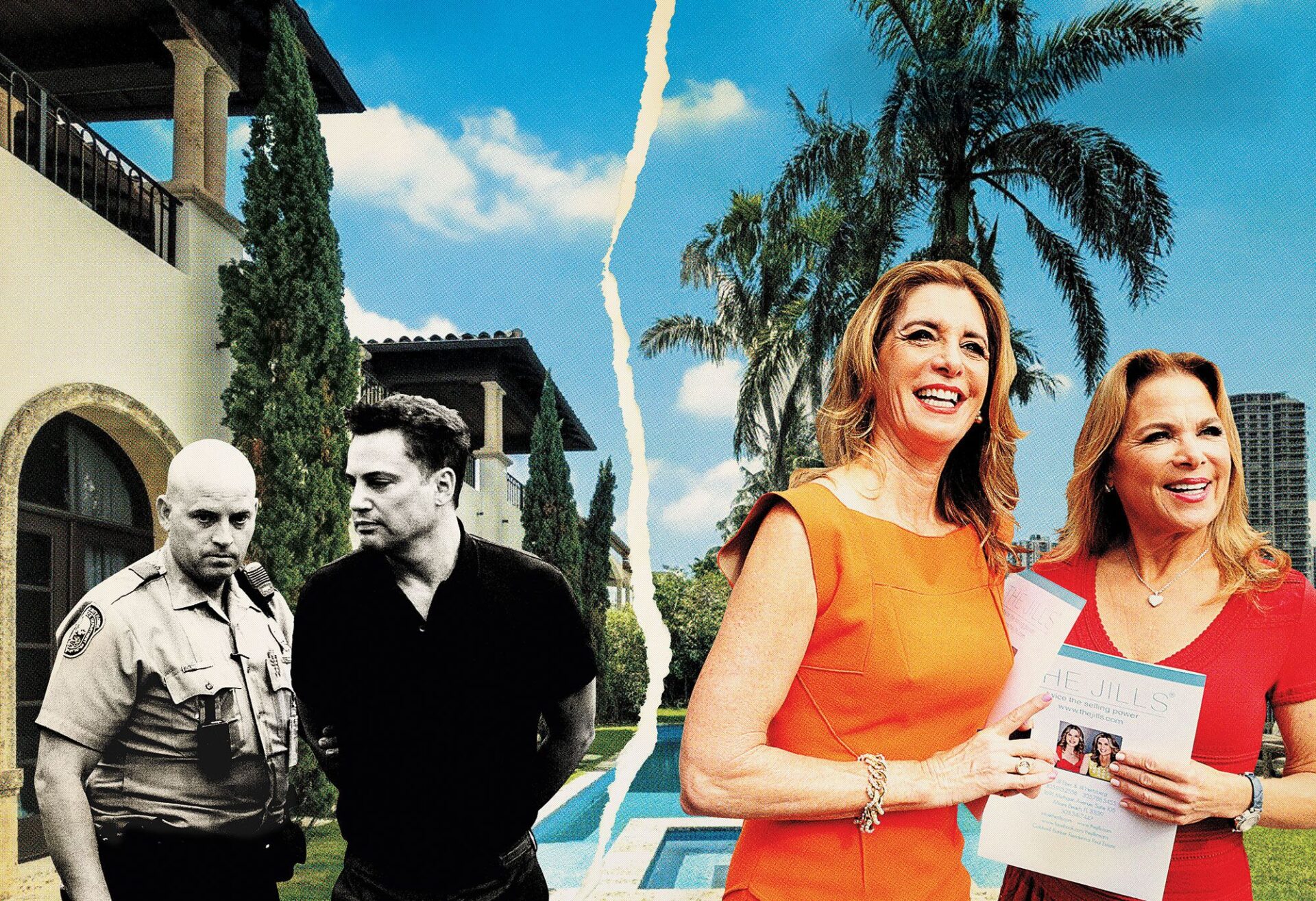 Miami: Imagen conceptual sobre el mercado inmobiliario en Florida. Se observa a The Jills agentes de real estate. Inmobiliare Summits.