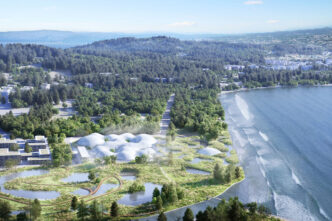 Venue/architecture.

Vista aérea del Museo de la Memoria Marítima, un diseño premiado en Inmobiliare Summits, conferencia de real estate en LATAM.