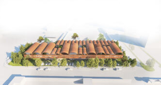 Venue/architecture.

Vista aérea del nuevo recinto ferial de Murcia, España, sede de Inmobiliare Summits. Arquitectura moderna para eventos real estate LATAM.