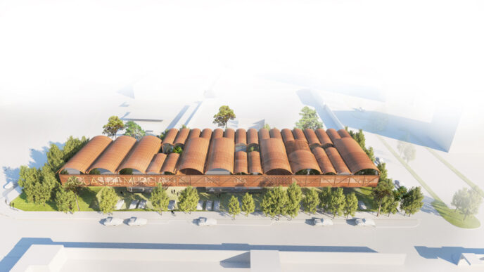 Venue/architecture.

Vista aérea del nuevo recinto ferial de Murcia, España, sede de Inmobiliare Summits. Arquitectura moderna para eventos real estate LATAM.