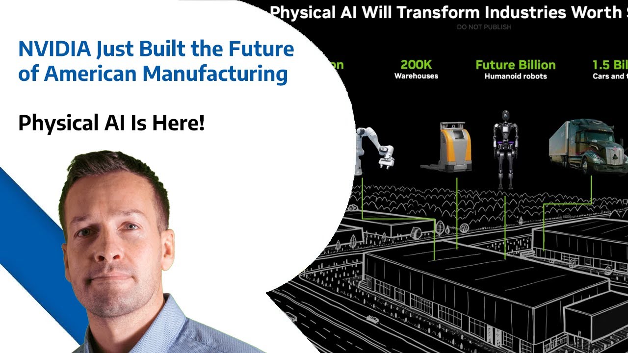 Nvidia impulsa la IA en el Real Estate: robots humanoides y automatización transforman la industria. 200K almacenes y 1.5B de autos impactados.