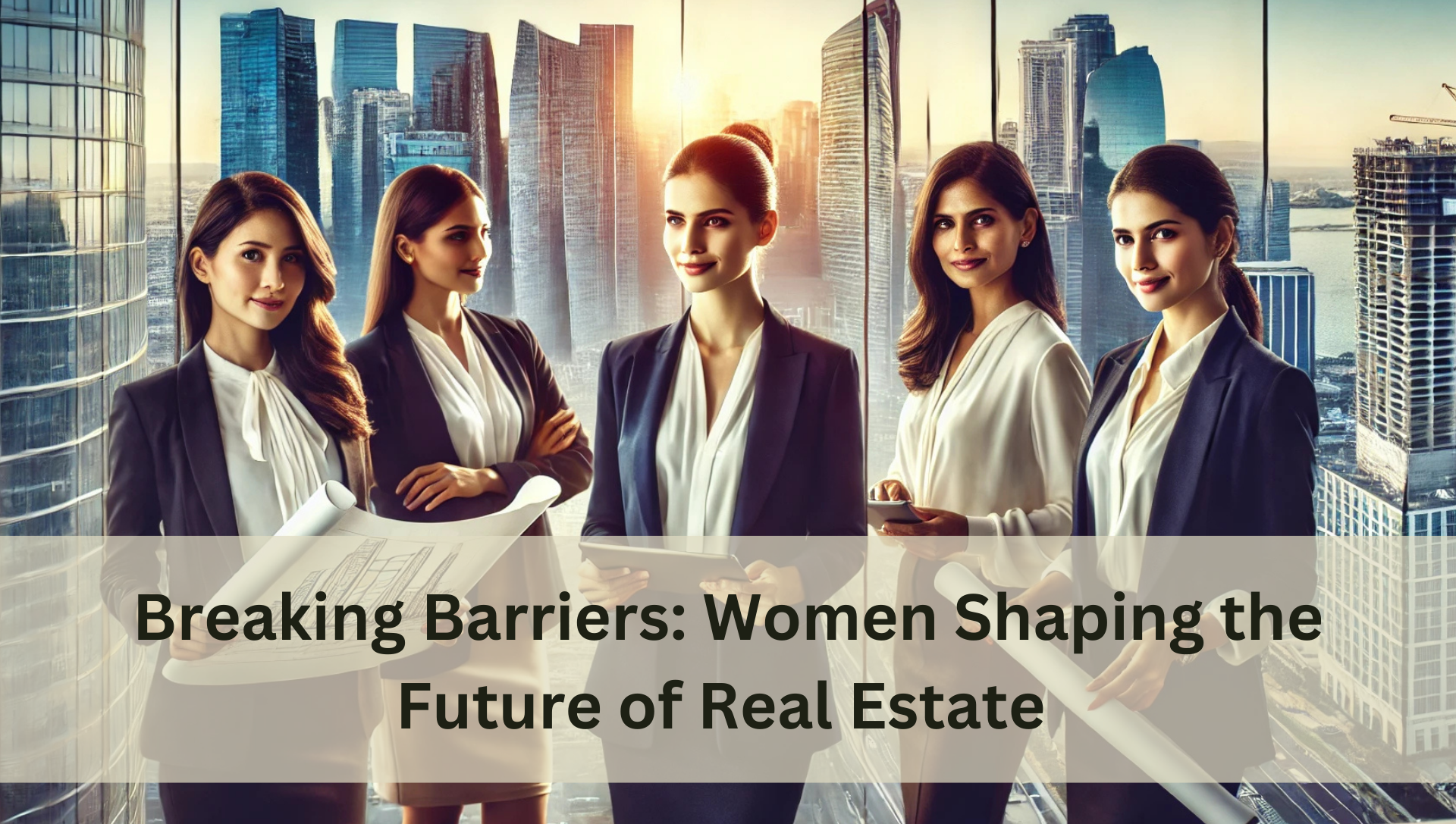 Panel de mujeres en Inmobiliare Summits, conferencia de bienes raíces en México. Oradoras expertas en el sector LATAM.