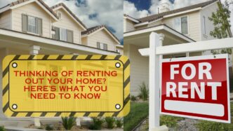 Real estate. Anuncio de casa en renta. Información clave para contratos de arrendamiento.