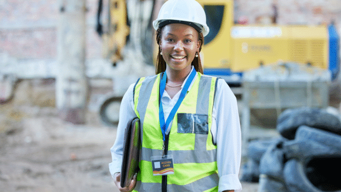 speakers/headshot
Mujer sonríe con casco y chaleco en CápitolDU, Mérida. Participante en Inmobiliare Summits, conferencia de real estate en México.