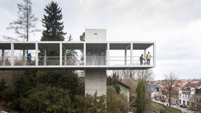 venue/architecture

Pasarela de Litomyšl, ganadora del Premio de Arquitectura Checa 2023. Diseño innovador en la ciudad, espacio público. Arquitectura.