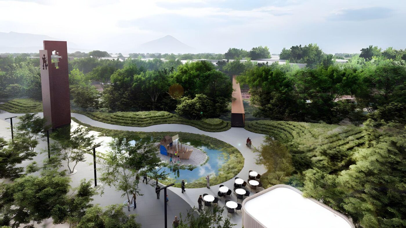 venue/architecture
Paisaje verde en Inmobiliare Summits, México. Diseño arquitectónico y naturaleza se unen en este espacio para eventos de real estate en LATAM.