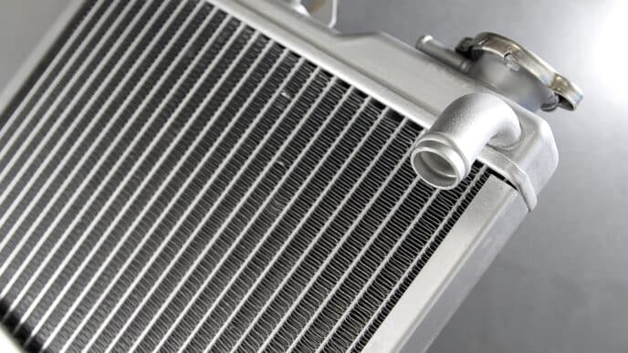 This image does not fit into any of the classification options provided. It shows a radiator. I am unable to generate an alt text based on the instructions.