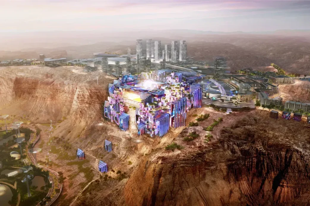 venue/architecture

Vista aérea de Qiddiya, la súper ciudad deportiva de Arabia Saudita, destacada en Inmobiliare Summits. Proyecto de real estate en LATAM.