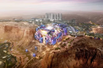 venue/architecture

Vista aérea de Qiddiya, la súper ciudad deportiva de Arabia Saudita, destacada en Inmobiliare Summits. Proyecto de real estate en LATAM.