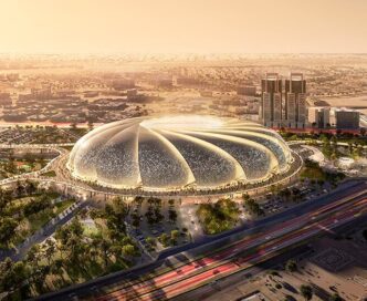 Venue/architecture.
Vista aérea del Estadio Akron, sede de Inmobiliare Summits. Un espacio clave para el sector real estate en México y LATAM.