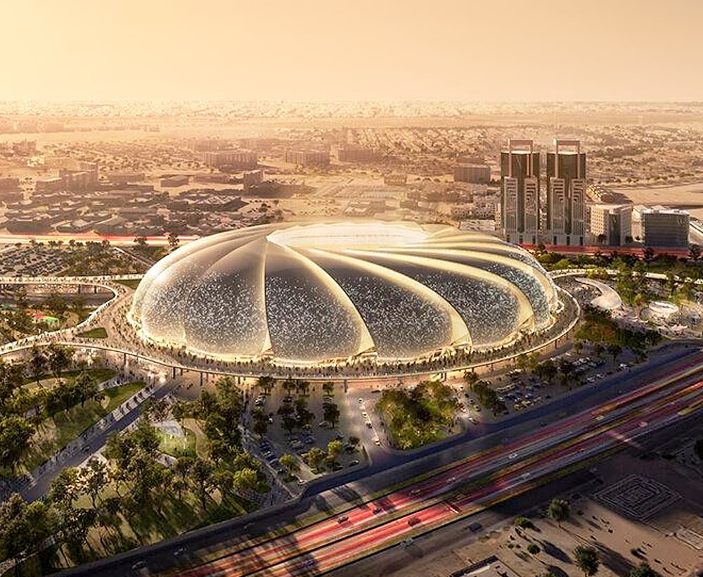 Venue/architecture.
Vista aérea del Estadio Akron, sede de Inmobiliare Summits. Un espacio clave para el sector real estate en México y LATAM.