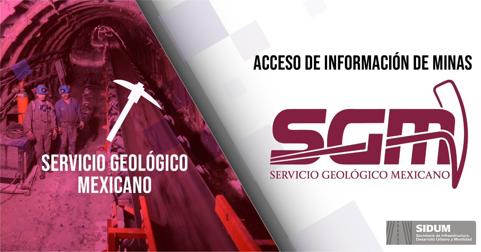 Sponsors/Branding.

Logo del Servicio Geológico Mexicano (SGM) y SIDUM, Secretaría de Infraestructura. Inmobiliare Summits apoya el sector real estate en México.