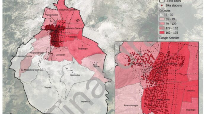 city/destination

Mapa de estaciones de bicicletas en CDMX, presentado en foro sobre movilidad sustentable. Inmobiliare Summits destaca el desarrollo urbano en México.