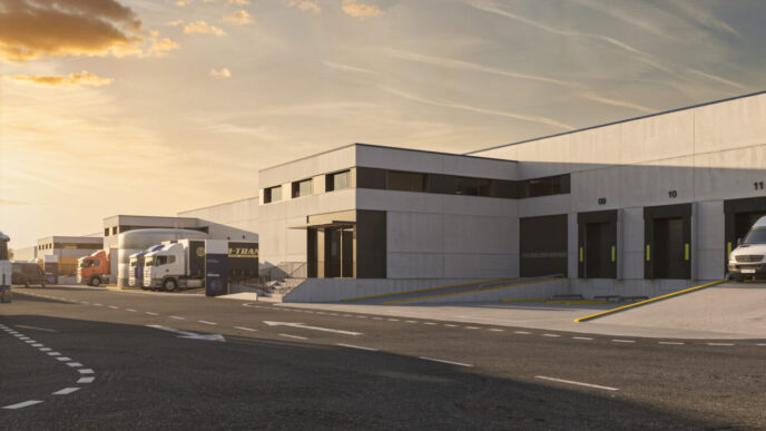 venue/architecture
Edificio industrial moderno. Diseño arquitectónico funcional para logística y transporte. Espacios amplios y accesibles. #realestate #venue #LATAM