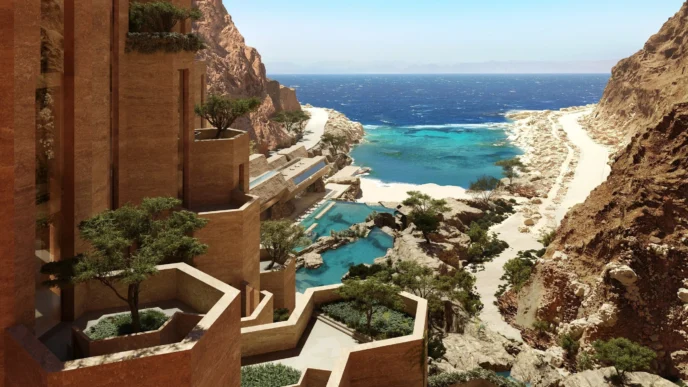 Venue/architecture

Siranna, un exclusivo hotel en NEOM, Arabia Saudita, presentado en Inmobiliare Summits. Arquitectura innovadora en el real estate.