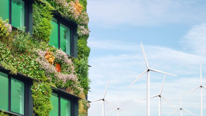 venue/architecture
Fachada verde y aerogeneradores: arquitectura sustentable en Inmobiliare Summits. Desarrollo inmobiliario industrial en México y LATAM.