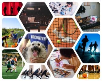 Venue/architecture.

Collage de actividades diversas: arte, música, deportes, voluntariado y ciencia. Promoción Inmobiliare Summits, real estate, LATAM.