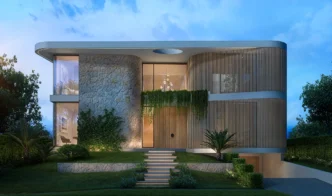 Venue/architecture

Diseño arquitectónico sustentable en Inmobiliare Summits. Fachada moderna con piedra y madera, jardinería integrada. Innovación en real estate LATAM.