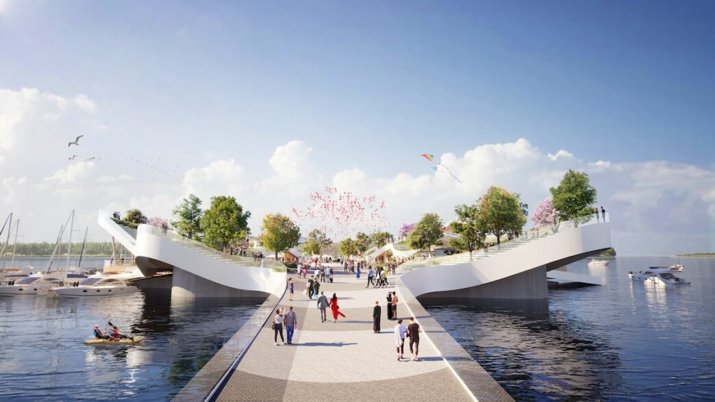 venue/architecture
Diseño arquitectónico de un muelle concurrido. Espacio público para eventos Inmobiliare Summits. Arquitectura innovadora en la ciudad.