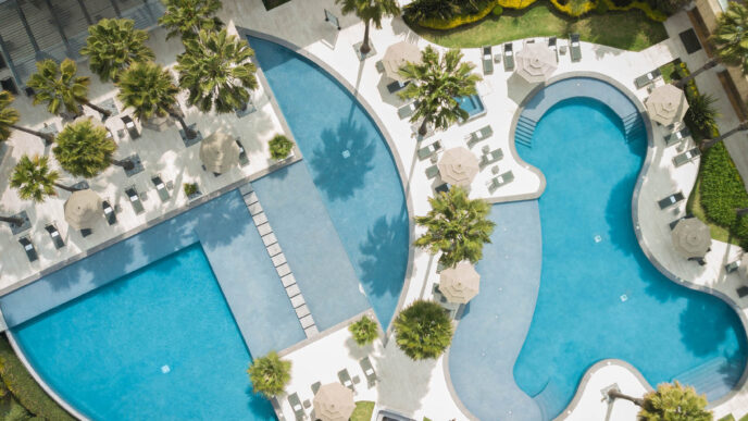 Venue/architecture.

Vista aérea de The Residences by Roche Bobois, un proyecto de Grupo Bosque Real. Diseño arquitectónico para Inmobiliare Summits, México.