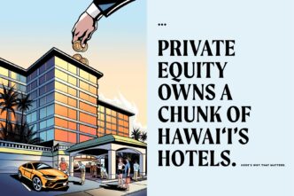 venue/architecture

Ilustración de inversión en hoteles de Hawaii. Texto: Private Equity owns a chunk of Hawaii's Hotels. Inversión inmobiliaria.