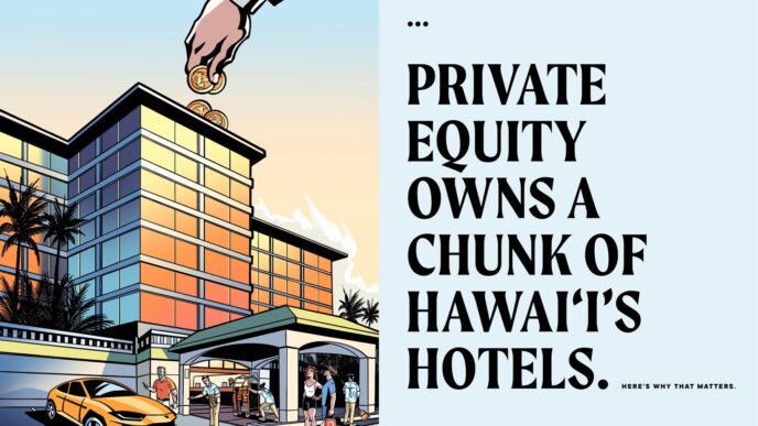 venue/architecture

Ilustración de inversión en hoteles de Hawaii. Texto: Private Equity owns a chunk of Hawaii's Hotels. Inversión inmobiliaria.