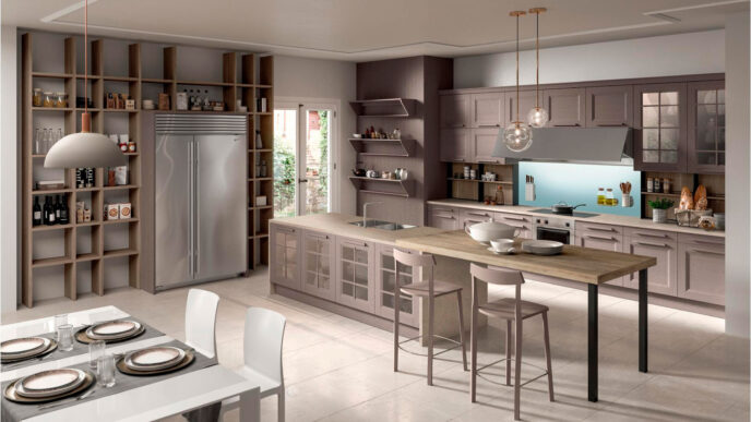 venue/architecture

Diseño de cocina moderna en Inmobiliare Summits, con muebles minimalistas y electrodomésticos de alta gama. Espacio funcional y elegante.