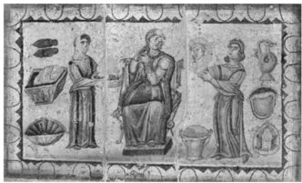 venue/architecture

Mosaico bizantino antiguo que representa escenas cotidianas. Arte histórico en blanco y negro. #arte #historia #mosaico