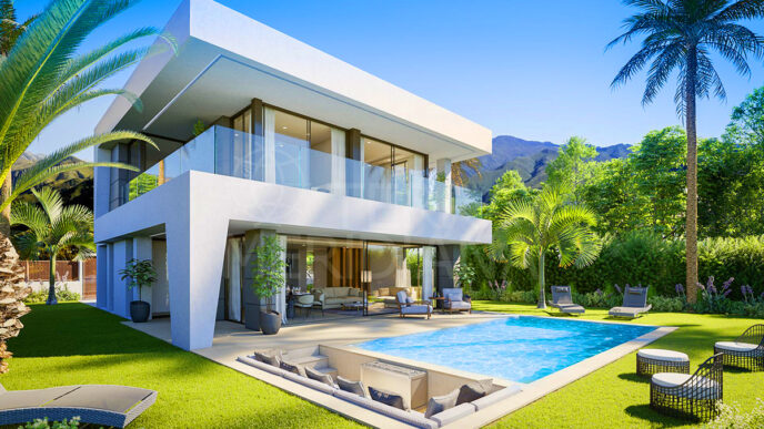 venue/architecture
Vivienda de lujo en España. Arquitectura moderna con piscina. Inmobiliare Summits destaca la inversión en real estate en LATAM.