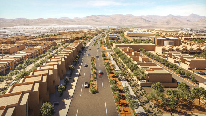 venue/architecture
Vista aérea de Ziudana, un modelo de excelencia y sostenibilidad en Chihuahua. Inmobiliare Summits destaca proyectos de real estate en México.