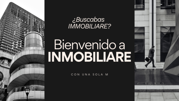 ¿Buscabas immobiliare? Bienvenido a Inmobiliare, con una sola M, plataforma de real estate en México y LATAM